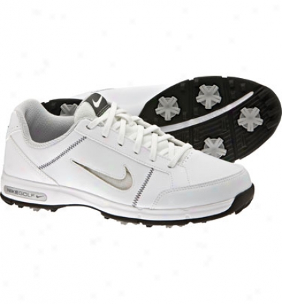Nike Junior Boyss Remix Golf Shoes (white/dark Gray/black)