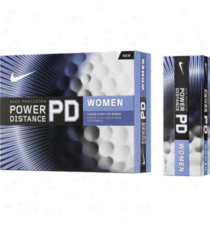 Nike Logo Womens Power Distance Golf Balls