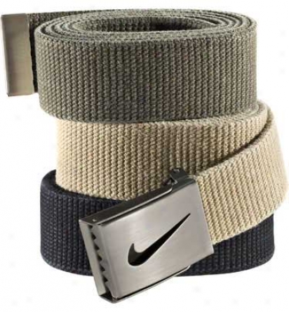 Nike Mens 3 Pack Webbing Belt