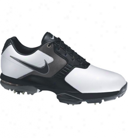 Nike Mens Air Academy Ii - White/black/pewtsr/grey Golf Shoes