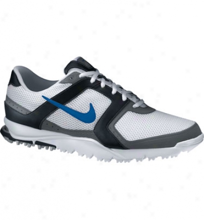 Nike Mens Air Range - White/blue Spark/black Golf Shoes