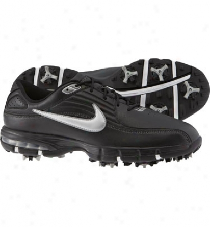 Nike Mens Air Rival Ii - Black/silver/grey Golf Shoes