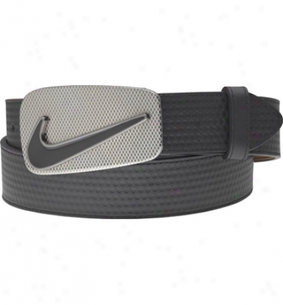 Nike Mens Edge Stitch With Laser Buckle Belt