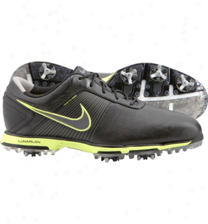 Nike Mens Lunar Control - Black/grey/cyber Golf Shoes