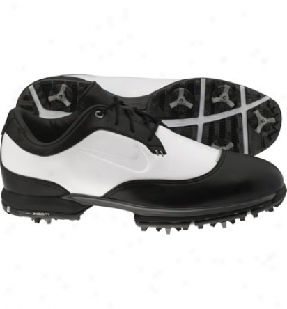 Nike Mens Nike Preimum Tour Ii - White/white/black/metallic Grey Golf Shoes