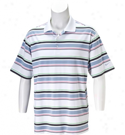 Nike Mens Tour Dri-fit 1972 Uv Stripe Polo