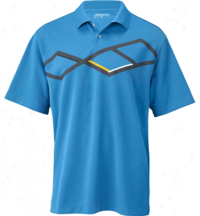 Nike Mens Tour Dri-fit Argyle Graphic Polo