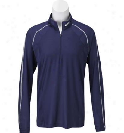 Nike Mens Tour Dri-fit Half-zip Method Mock