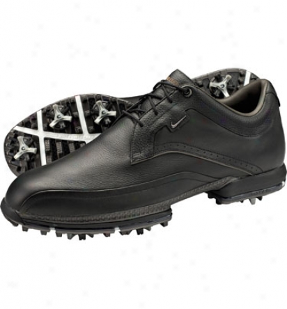 Nike Mens Tour Premium - Black/gunmetal Golf Shoes