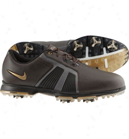 Nike Mens Zoom Trophy Ii - Brown/black/grey Golf Shoes