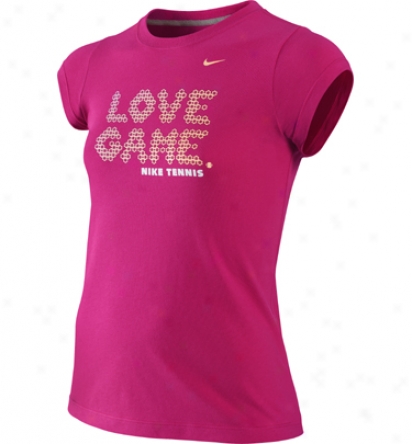 Nike Tennis Junior Girls Love Game Tee