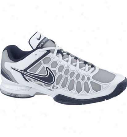 Nike Tennnis Mens 2k11- White/grey/black Tennis Shoes