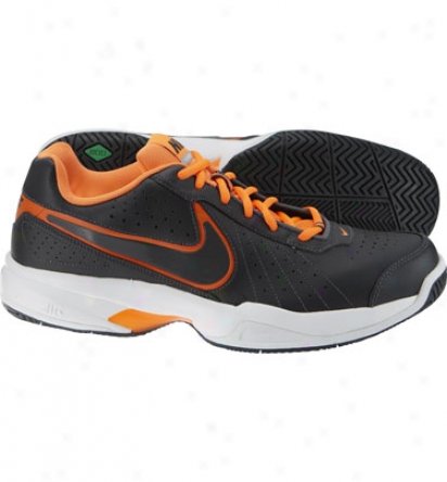 Nike Tennis Mens Air Court Mo Iv - Antracite/orange Tennis Shoes