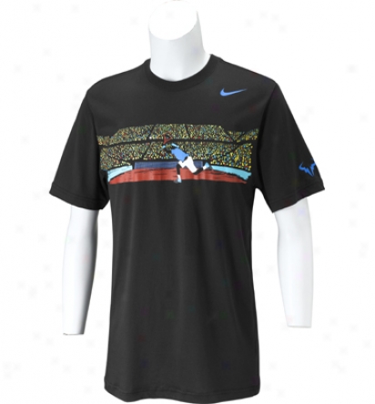 Nike Tennis Mens Rafa Ace Fuego Tee