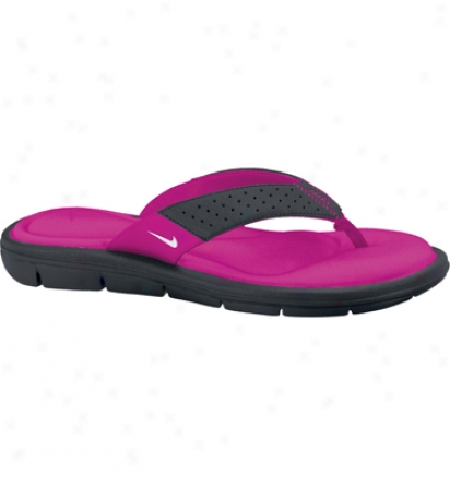 Nike Tennis Womens Comfort Thong - Pink/blck