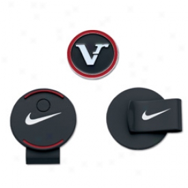 Nike Conquest Red Hat Clip & Ball Marksr