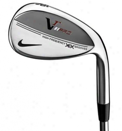 Nike Vr Pro Wedges With Brushed Chrome Finish