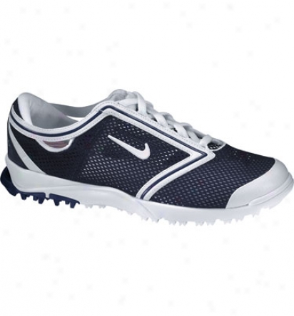 Nike Womens Air Summer Lite - Midnight Navy/ahite Golf Sjoes