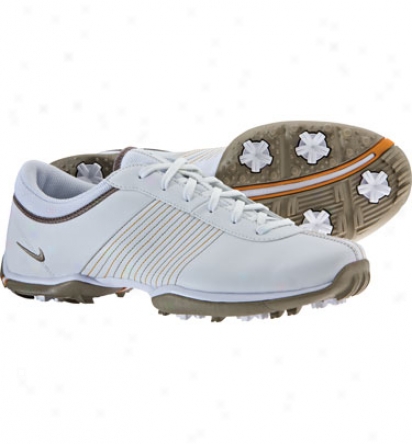 Nike Womens Delight Ii Golf Shoes (white/light Taupe/golden Glo)w
