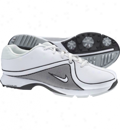 Nike Womens Lunar Brassie - White/black Golf Shoes