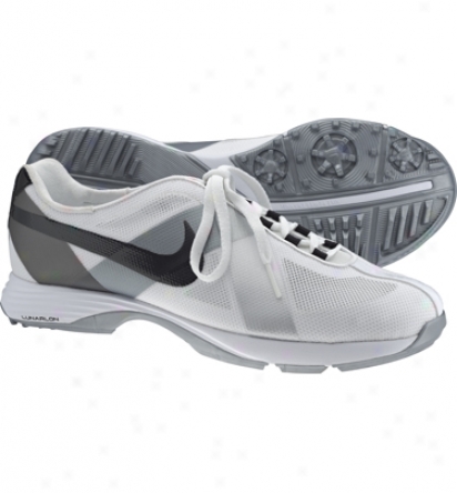 Nike Womens Lunar Summer Lite - White/black/silver Golf Shoes