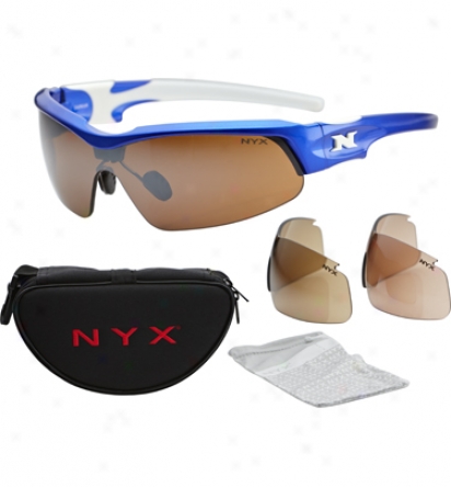 Nyx Golf Amber Pro Z-17 Sunglasses - 3 Lens Set