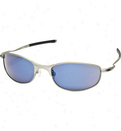 Oakley Wire Framed Sunglasses - Light By the side of Ice Iridium