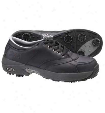 Oregon Mudders Mens Winter Oxford Winter Golf Shoes (black/gray)