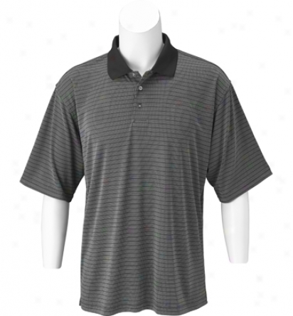 Pebble Beach Mens Accomplishment Birdseye Stripe Polo