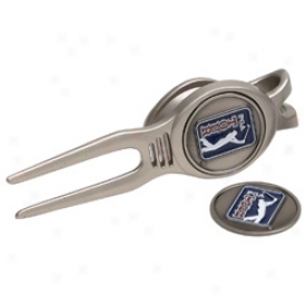 Pga Tour Divot Tool And Cap Quantity sheared  Trio