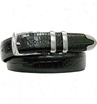 Ping Alparel Mens Croco Embossed Leather Belt