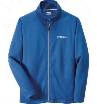 Ping Clothes Mens Poly Fleece Mesh Jackwt - Gokfsmith Exclusive