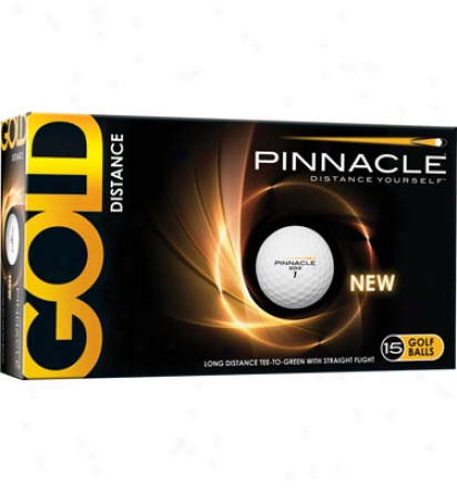 Pinnacle Gold Distance Lkgo Golf Balls (15 Pack)