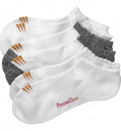 Power Sox Wojens Power-lites Lo Cut Picot Edge