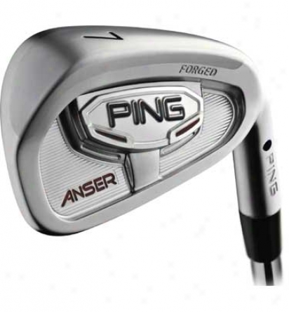 Preowned Ping Pre-owned Anser 3-pw Iron Set With Steel Shafts