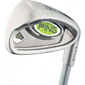 Preowned Ping Pre-owned Rapture Iron Impart 3-pw Blk Dot With Graphite Shaft