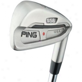 Preowned Ping Pre-owned S58 Iron Set 3-pw With Steel Shafts