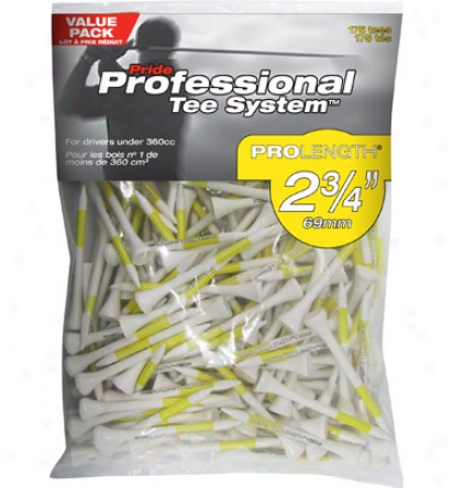 Pride Golf Tee Co. Prolength 23 /4 In. Tees (175 Count)