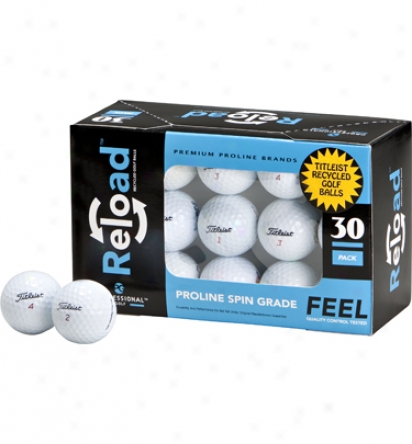 Professional Golf Reload Golf Balls 30 Pack