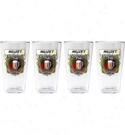 Royal Personalized In.neighborhood Pub In. 16 Oz. 4 Piece Set