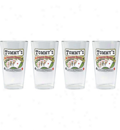 Royal Personalized In.poker Room In. 16 Oz. 4 Piece Set