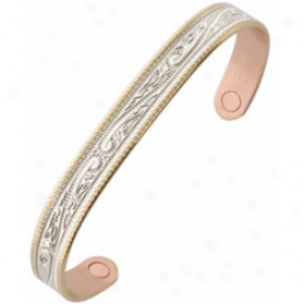 Sabona Western Scroll Duet Magnetic Bracelet