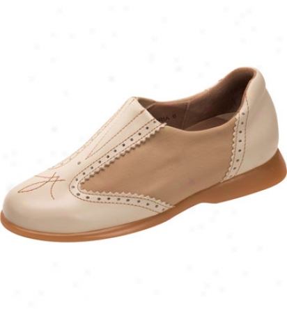 Sandbaggers Womens Victoria - Burlycue Beige Golf Shoes