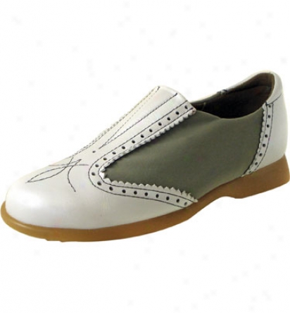 Sandbaggers Womens Victoria Golf Shoes (silvery Moon)