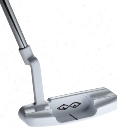 Snake Eyes Tour Platinum White Putter Head 7811