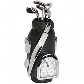 Sri Monogramming Personalized Golf Bag Clock