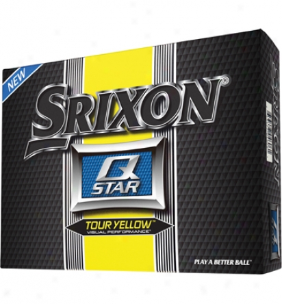 Srixon Personalized Q-star Golf Balls-tour Yellow