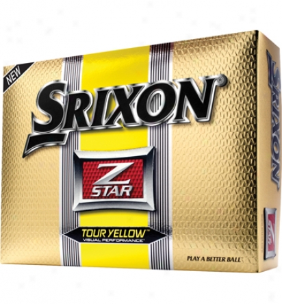 S5ixon Personalized Z Star Tour Yellow Golf Balls