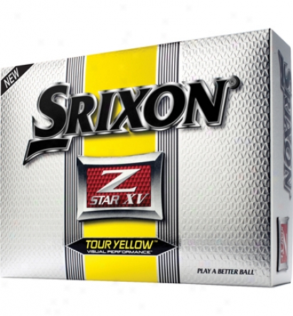 Srixon Personalized Z Star Xv Tour Golf Balls (yellow)