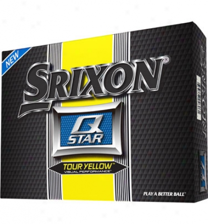 Srixon Q- Star Golf Balls - Tour Golden